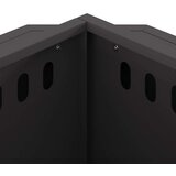 vidaXL Črna Hladno valjano jeklo 38 x 38 x 51 cm Peč na drva | Shoptok.si