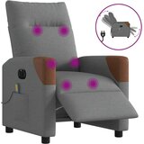 Maison Chic Električni masažni naslanjač - Relax naslanjač temno sivo blago, (22061849) | Shoptok.si