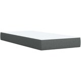  Boxspring krevet s madracem Tamnosiva 90 x 190 cm Tkanina - Tamnosiva 90 x 190 cm Dizajn linija | shoptok.hr