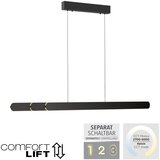 SCHÖNER WOHNEN 12577-18 - led prigušiva luster na sajli adriana 2xLED/24W/230V crna | Eponuda.com