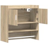  Polica na zidu Zidna montaža Hrast sonoma 80 x 36 x 80 cm | Shoptok.si