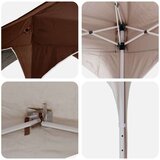  Zložljivi šotor za zabave 575 x 288 x 245 cm Rjava, (5000248664) | Shoptok.si
