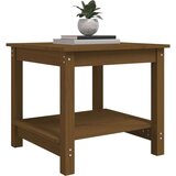  Klubska mizica medeno rjava 50x50x45 trdna borovina, (20711771) | Shoptok.si