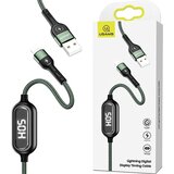 Usams BRIDED KABEL ZA LIGHTNING 1.2M 2A HITRO POLNILO ZELEN ZA IPHONE, (21980380) | Shoptok.si