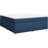 vidaXL Box spring postelja z vzmetnico modra 180x200 cm blago, (21310288) | Shoptok.si