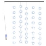  LED vilinska zavjesa sa zvijezdama 200 LED plave 8 funkcija | shoptok.hr