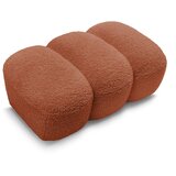 Bobochic Paris Opečnato oranžen tabure iz tkanine bouclé Hippolyte – | Shoptok.si