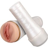 Tracy&#039;s Dog 3D Stroker - realistični umetni pankrt v kovčku (bela-naravna) | Shoptok.si