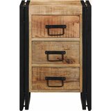  Noćni ormar s ladicama Smeđa 40 x 40 x 59 cm Čvrsto drvo manga | shoptok.hr
