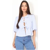 La Modeuse Srajce & Bluze 71354_P167725 Modra Cene