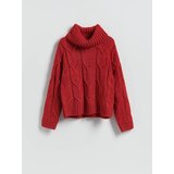 Reserved Dolčevita s mješavinom vune - crvena | shoptok.hr