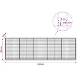  Gabion s žicom debljine 3,5 mm i mrežom 5x10 cm 500x50x150 cm | shoptok.hr