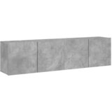  Zidni TV ormarići 2 kom sivi boja betona 80x30x41 cm | shoptok.hr