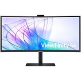 Samsung LS34C652VAUXEN Monitor, 34" VA, 21:9, Zakrivljen, 3440x1440, GtG, HDMI, DP, USB, LAN, Kamera, Crni | ePonuda.com