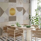  Foto tapeta - Beige and Gold Geometric Pattern 300x210 Vodootporna | shoptok.hr