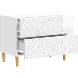  Noćni ormarić Bijela visokog sjaja 62 x 34,5 x 48 cm | shoptok.hr