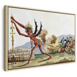  Slika - Jacques-Louis David – Caricature of the English Government 90x60 U prirodnom drvenom okviru | shoptok.hr