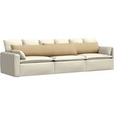 vidaXL jastučići za sofu 2 pcs siva zelena 200 x 40 cm kordura tekstil | shoptok.hr