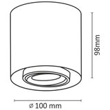  LED spot svetiljka XENO LED/15W/230V bela 1200lm | Eponuda.com