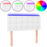  LED uzglavlje bijelo 100 x 5 x 78/88 cm od umjetne kože | shoptok.hr