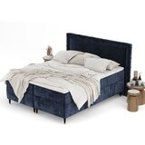 Maison de Rêve Temno modra boxspring postelja s prostorom za shranjevanje 160x200 cm Voyage – | Shoptok.si
