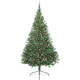  Umjetno predsvijetljeno božićno drvce Zelena 240 cm PVC | shoptok.hr