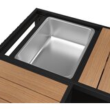 Bessagi Garden Letna Kuhinja Delia, Črna, Naravna | Shoptok.si