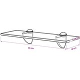  Zidna Polica Staklena 30x10 cm 8 mm | shoptok.hr