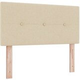 Box Postelja s škatlastim vzmetenjem z blazino krem 90x190 cm tkanina, (22083119) | Shoptok.si