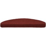  Prostirke za stepenice, samoljepljive, 10 kom, 65x21x4 cm, bordo crvene, poluokrugle, velike | shoptok.hr