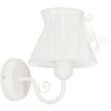 Candellux zefir zidna lampa 1X40W E27 bela