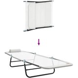  Sklopiva ležaljka za sunčanje 2 pcs Krema 182 x 55 x 85,5 cm | shoptok.hr
