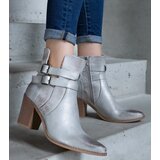 Gemre Black cowboy boots on the block heel Abigail | Shoptok.si