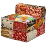  Modularni tabure za 3 osobe od tkanine s patchworkom | shoptok.hr