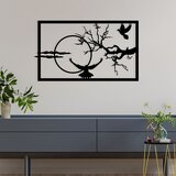 Wallity zidna dekoracija Verde, 65,5x38cm, Crna | ePonuda.com