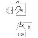  Redo 04-511 - Dečije zidno svetlo EOLO 1xE27/42W/230V | Eponuda.com