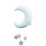Dekorativni mesec Silver Stars - Moder Cene