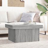 vidaXL Klubska mizica siva sonoma 100x55x40 cm inženirski les Cene