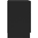 vidaXL Nočna omarica črna 38x35x56 cm iverna plošča | Shoptok.si