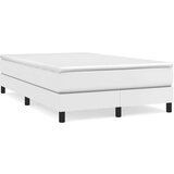  Box spring postelja z vzmetnico bel 120x200 cm umetno usnje, (20725462) | Shoptok.si