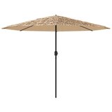  Vrtni suncobran s čeličnom šipkom smeđi 324x324x247 cm | shoptok.hr