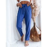 DStreet Materiałowe spodnie damskie ADELIS chabrowe | Shoptok.si