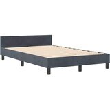  s opruga kutije Tamno siva 120 x 190 cm Baršun | shoptok.hr