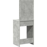 vidaXL Siva betonska Iverica 50 x 41 x 135 cm Ogledalo | shoptok.hr