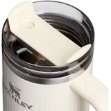 Stanley Quencher H2.O Fluted Tumbler lonček iz nerjavečega jekla s slamico velik cream gloss 1 kos | Shoptok.si