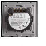  Wi-fi smart prekidač svetla bez n provodnika 3x10A WFPS-G03/BK | ePonuda.com