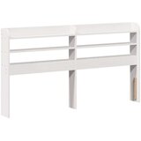  Okvir za krevet s uzglavljem bijeli 150 x 200 cm borovina | shoptok.hr