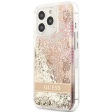 Guess Apple iPhone 14 Pro Max Cvetli?ni etui s plavajo?imi bleš?icami, Zlata, (21244351) | Shoptok.si