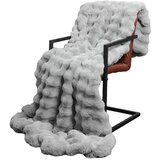  Lažni zec deka Siva 150 x 220 cm Poliester | shoptok.hr