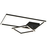 REALITY LEUCHTEN LED stropna svetilka Padella (25 W, Do x Š x V: 63,5 x 37 x 7,5 cm, Črna, Topla bela) | Shoptok.si
